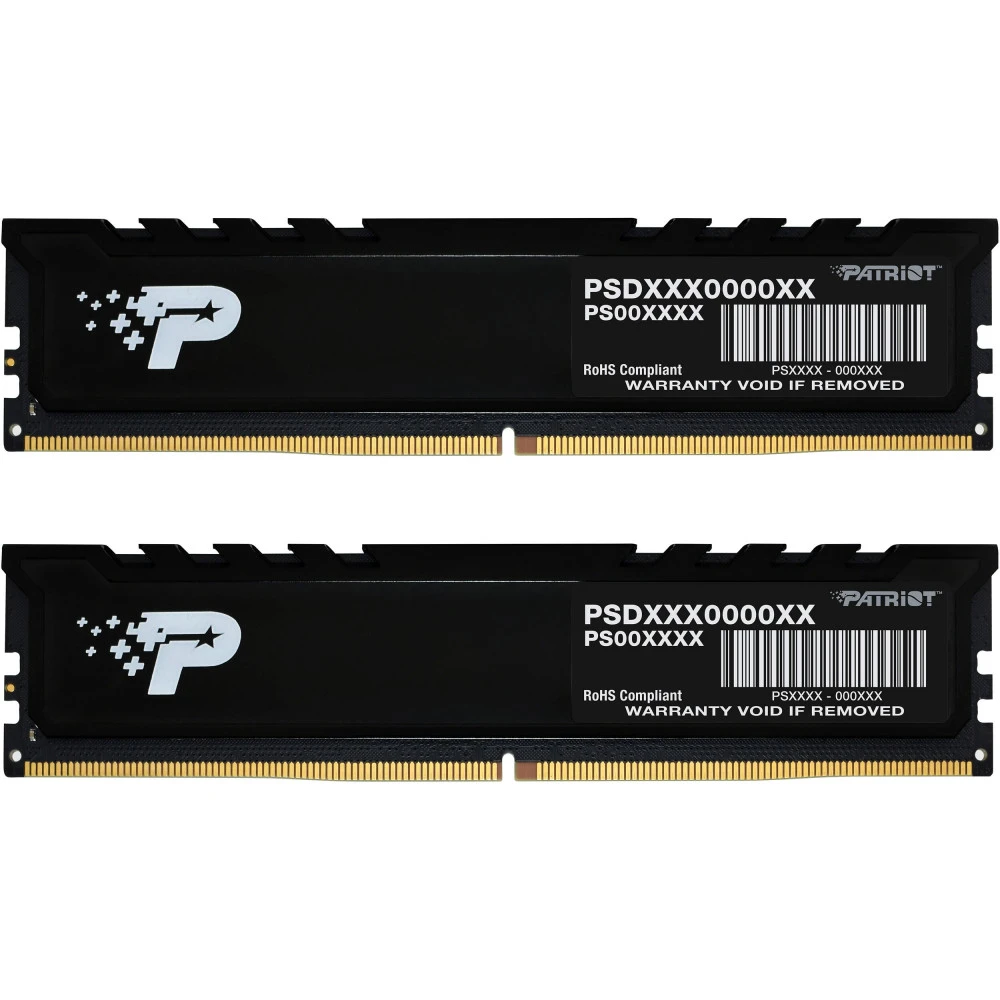 ОЗУ Patriot Signature Premium PSP516G4800KH1 DIMM, DDR5, 16 Гб (2 х 8 Гб), 4800 МГц