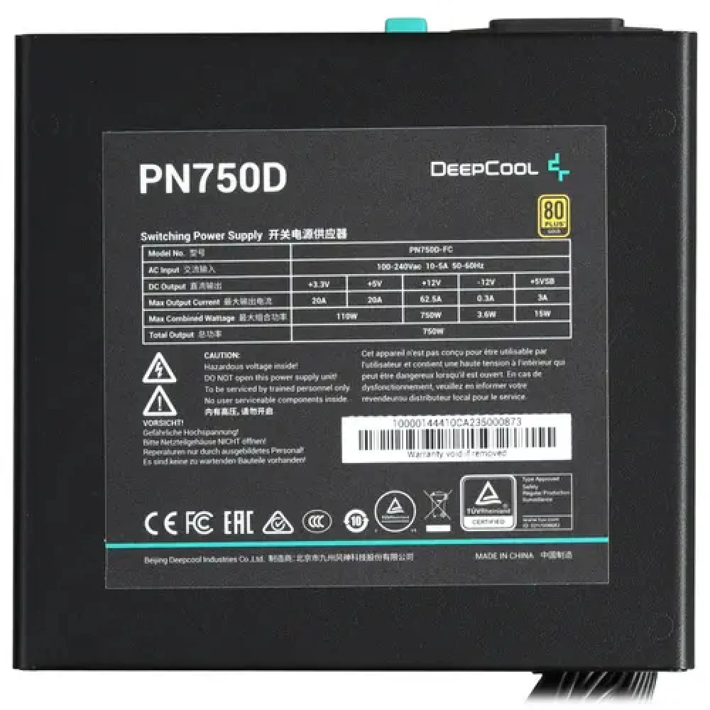 Блок питания Deepcool PN750D R-PN750D-FC0B-EU 750 Вт