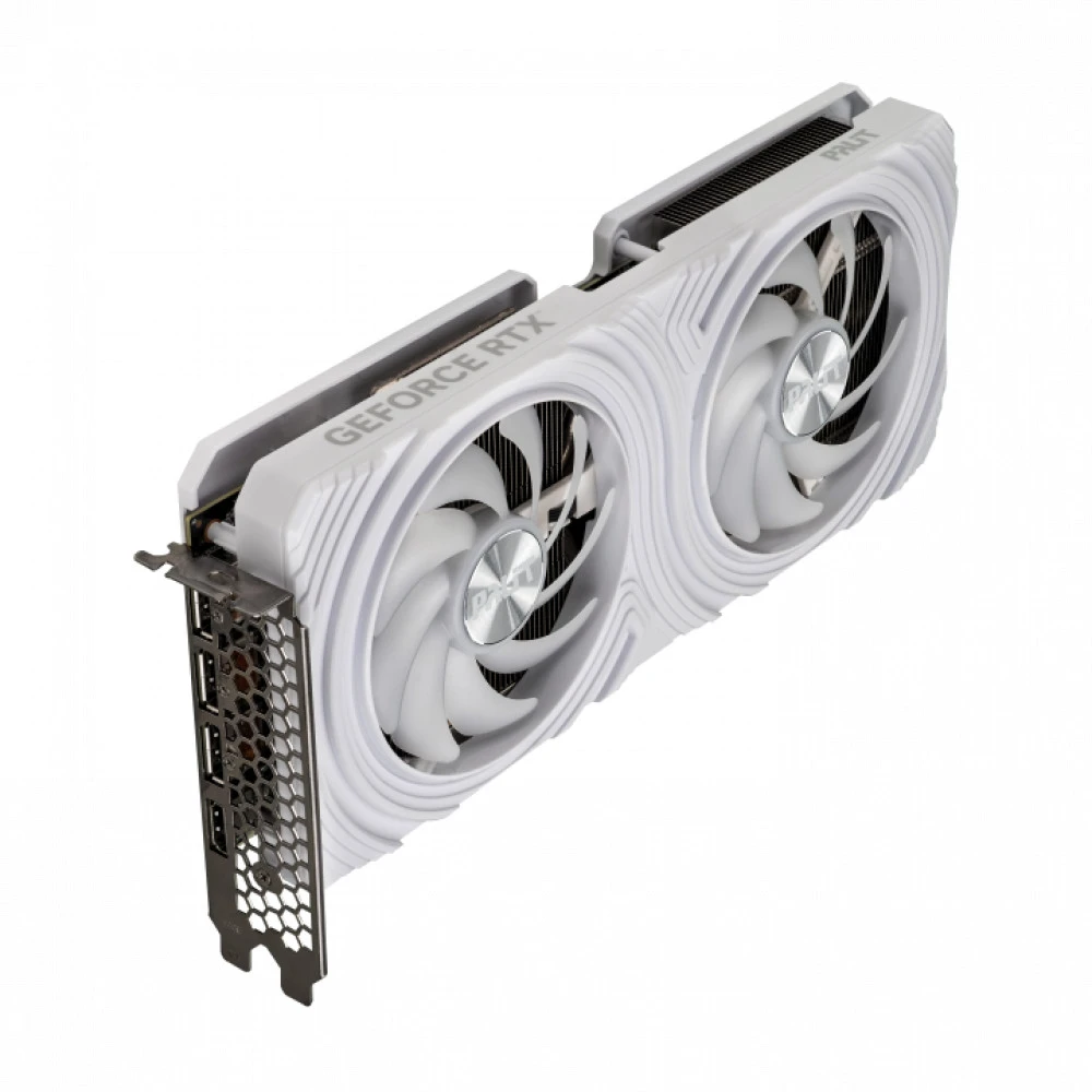 Видеокарта Palit GeForce RTX 4060 TI DUAL WHITE NE6406T019P1-1048L 8 ГБ