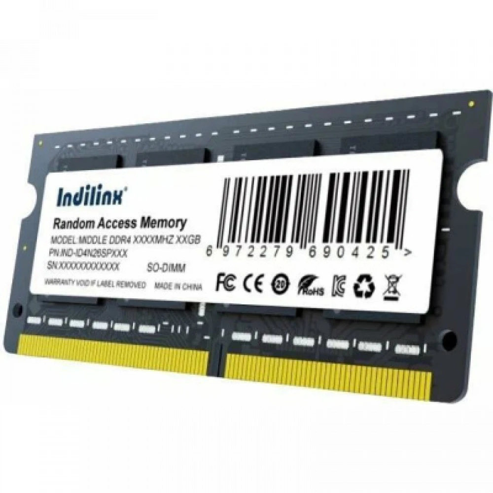 ОЗУ Indilinx ID4N26SP16X IND-ID4N26SP16X SO-DIMM, DDR4, 16 Гб, 2666 МГц