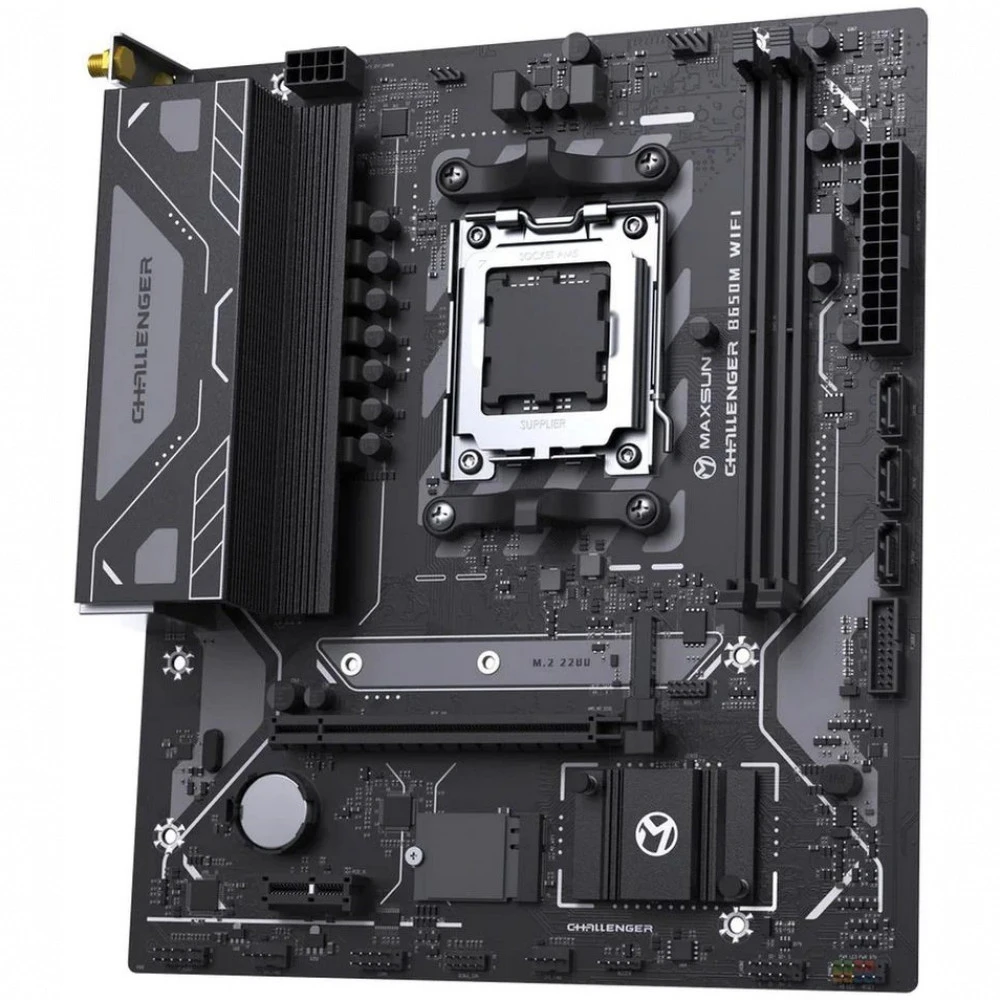 Материнская плата Maxsun  Challenger B650M WIFI MS-Challenger B650M WIFI Mini-ATX, AMD AM5