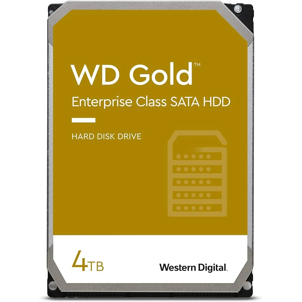 Серверный жесткий диск Western Digital Gold WD4004FRYZ HDD, 3,5 LFF, 4 ТБ, SATA