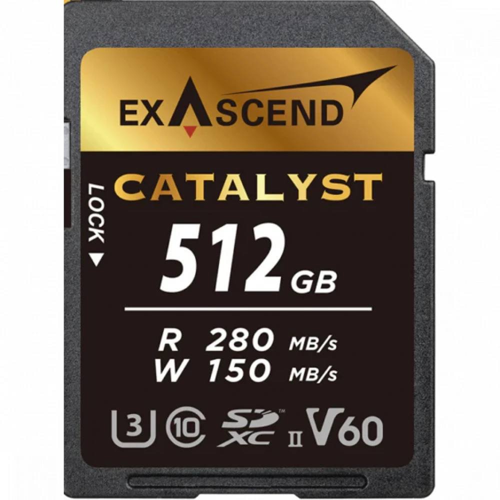 Флеш (Flash) карты Exascend Catalyst EX512GSDV60 512 ГБ