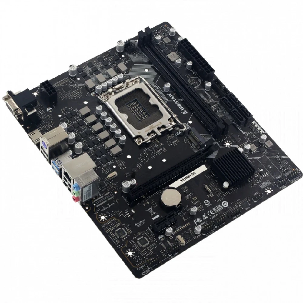 Материнская плата BIOSTAR H610MH D5 Micro-ATX, LGA 1700
