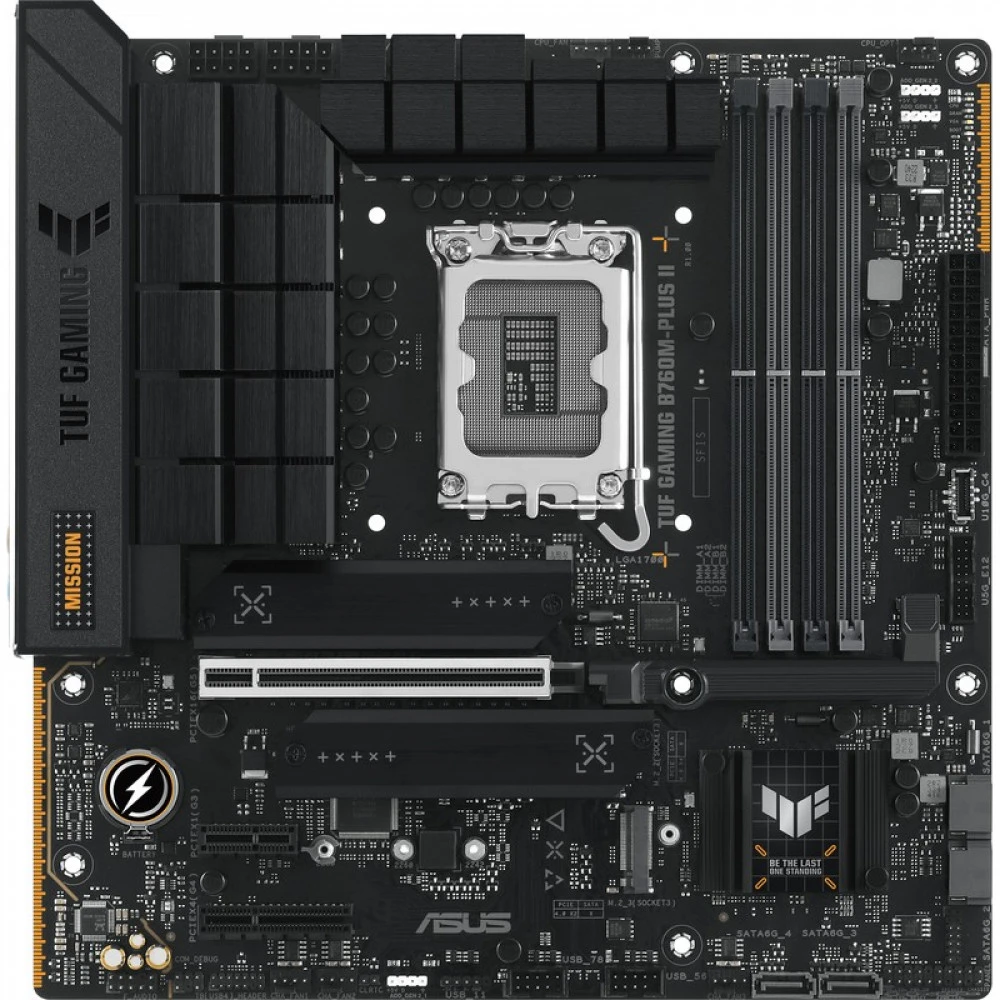 Материнская плата Asus TUF GAMING B760M-PLUS II 90MB1HD0-M0EAY0 Micro-ATX, LGA 1700