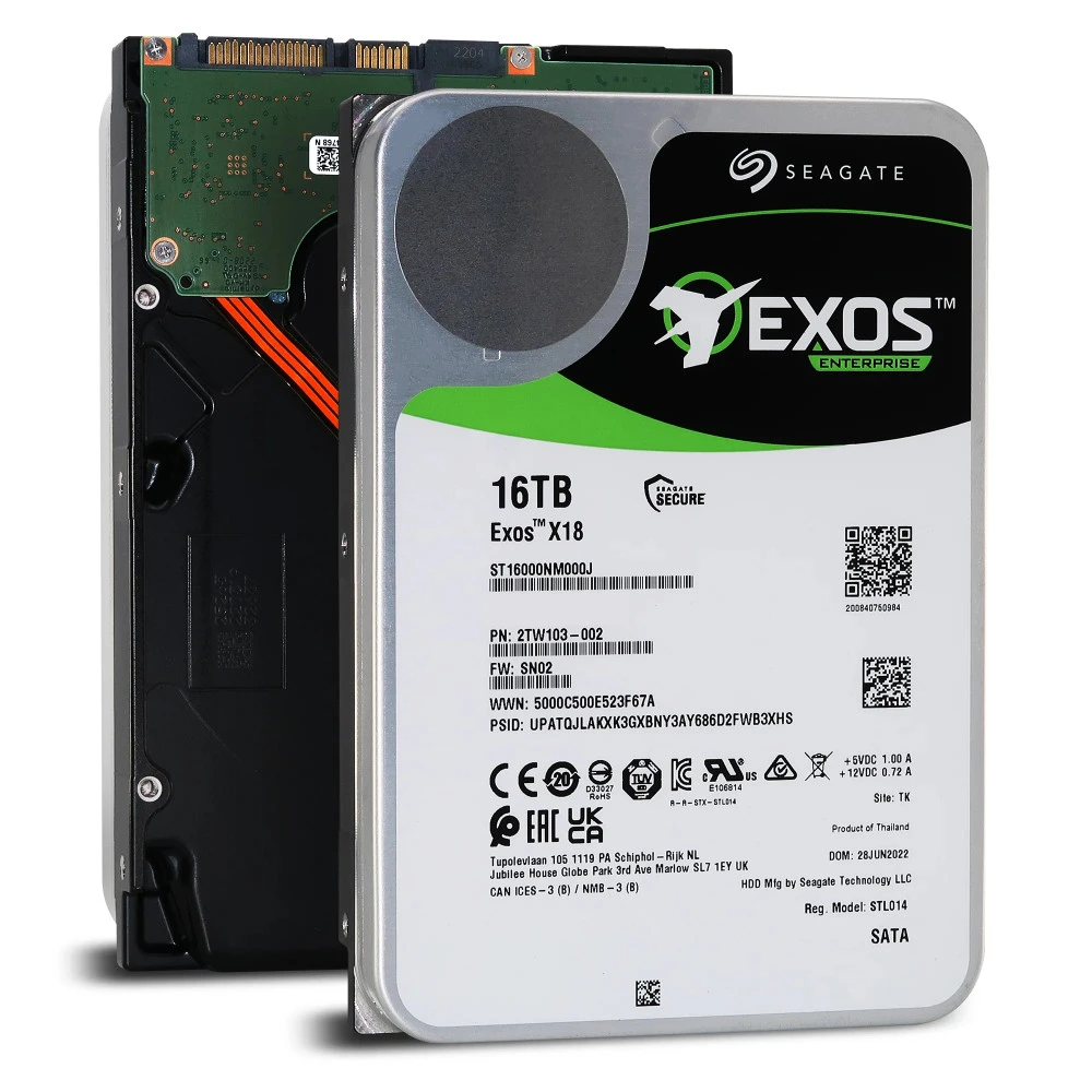 Серверный жесткий диск Seagate Exos X18 ST16000NM000J.