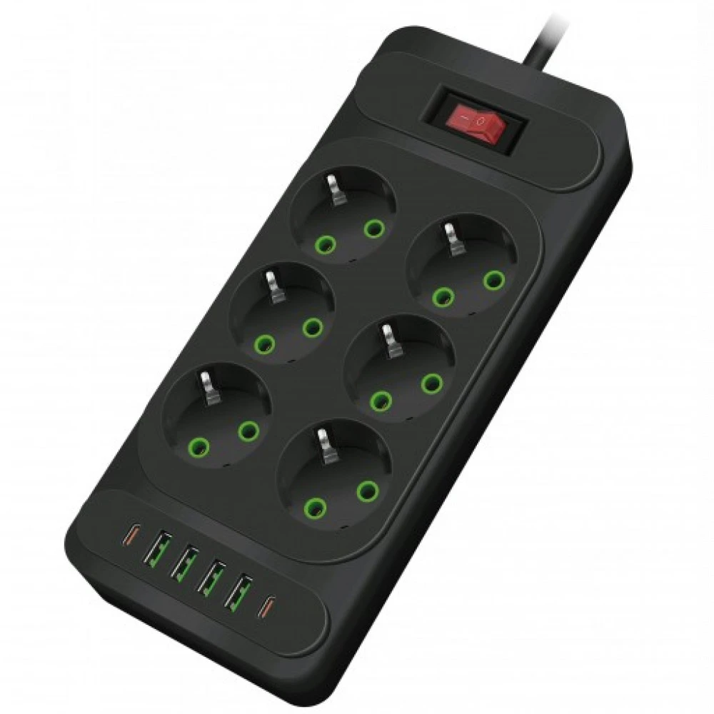 Сетевой фильтр Amper JH-1076U-4B