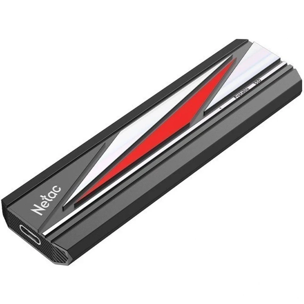 Внешние накопители Netac ZX20L NT01ZX20L-512G-32BK 512 Гб, Разъём USB Type-C