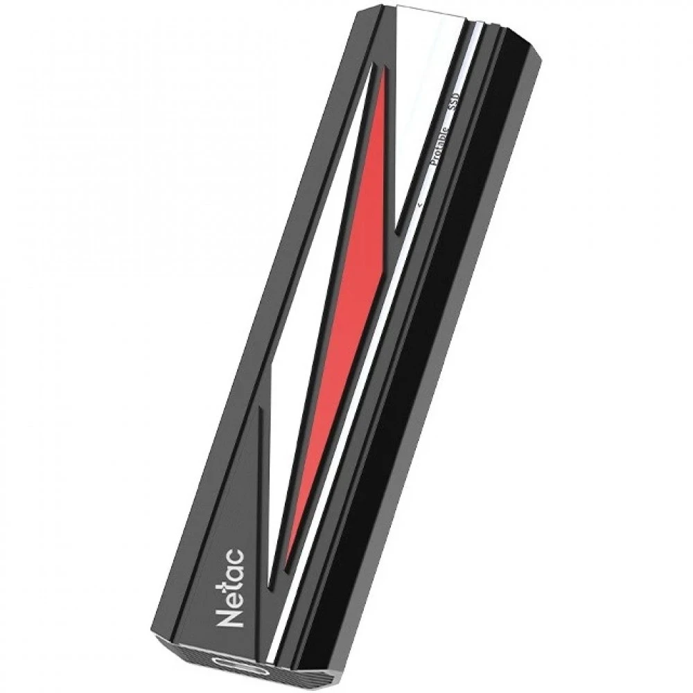 Внешние накопители Netac ZX20L NT01ZX20L-512G-32BK 512 Гб, Разъём USB Type-C