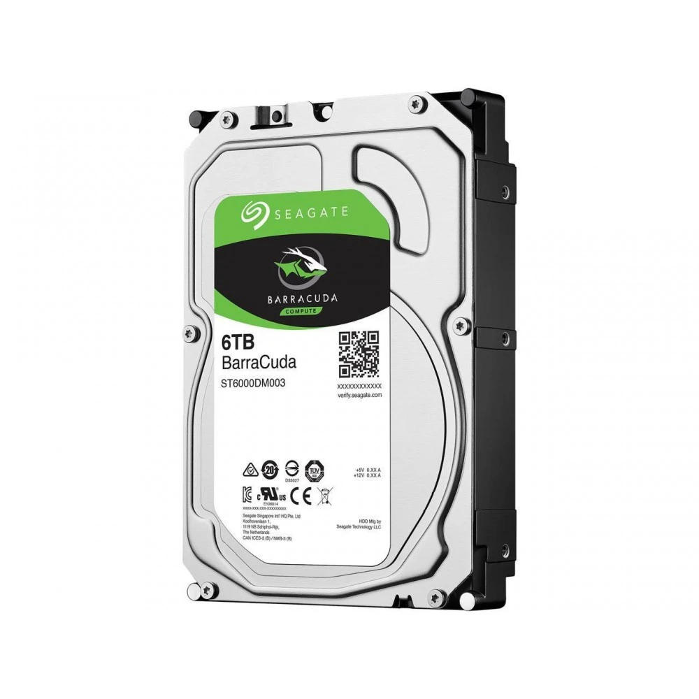 Серверный жесткий диск Seagate Barracuda Compute ST6000DM003 HDD, 3,5 LFF, 6 ТБ, SATA