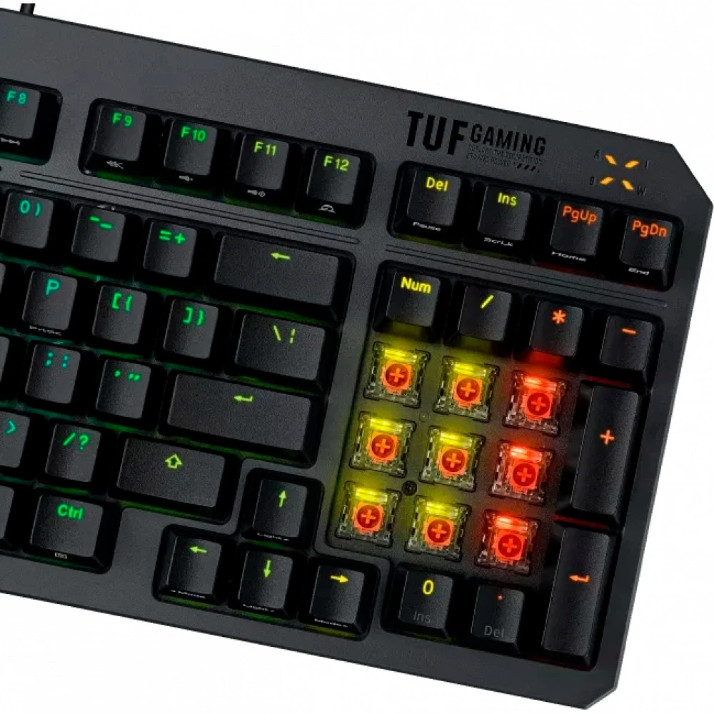 Клавиатура Asus TUF Gaming K3 Gen II Black 90MP0390-BKRA01 Проводная, USB
