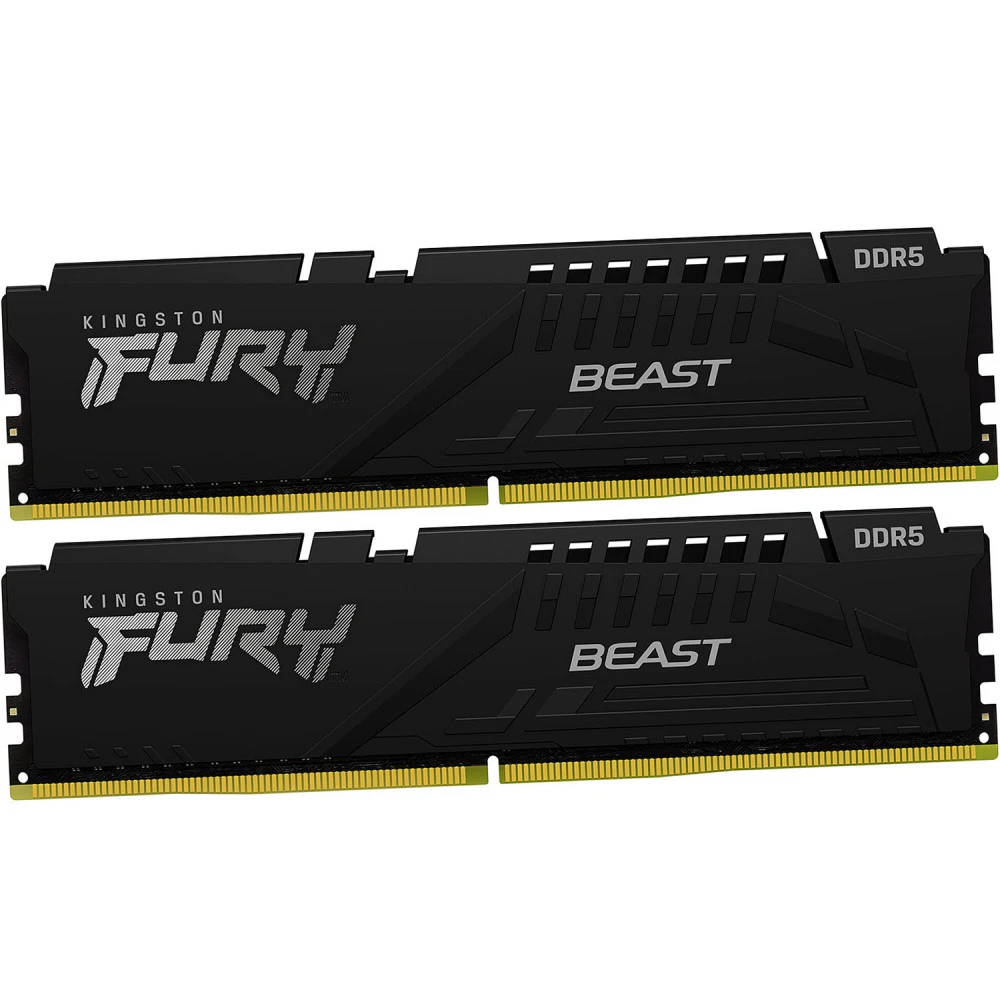 ОЗУ Kingston Fury Beast KF560C30BBEK2-64 DIMM, DDR5, 64 Гб, 6000 МГц