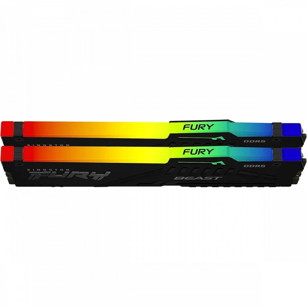 ОЗУ Kingston Fury Beast KF564C32BBAK2-64 DIMM, DDR5, 64 Гб (2 х 32 Гб), 6400 МГц