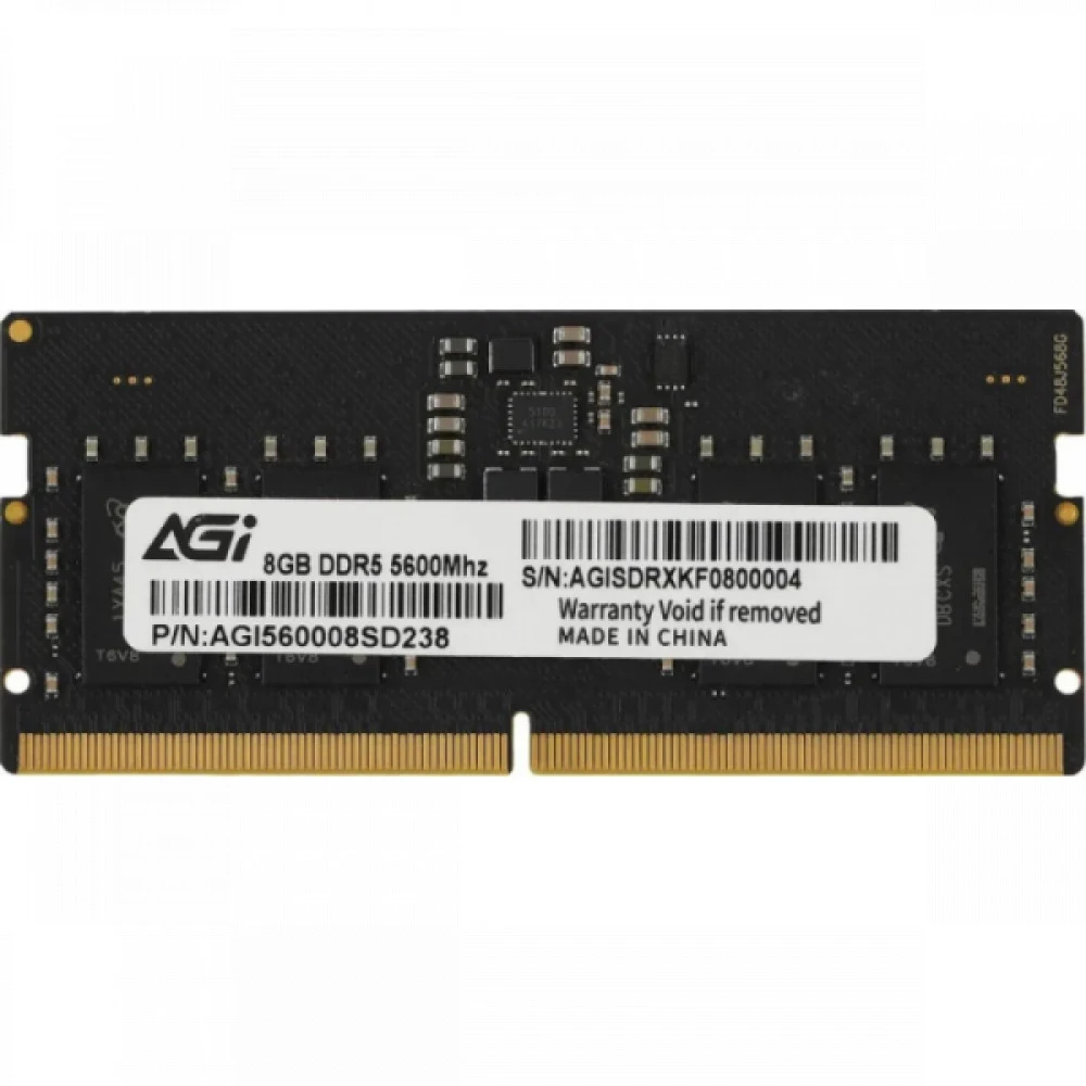 ОЗУ AGI AGI560008SD238 SO-DIMM, DDR5, 8 Гб, 5600 МГц