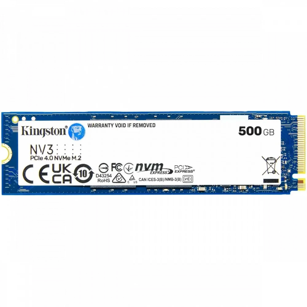 Жесткий диск Kingston NV3 SNV3S/500G SSD (твердотельные), 500 ГБ, M.2, PCIe