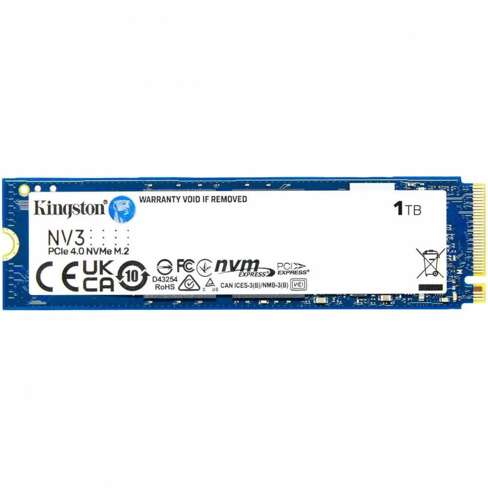 Жесткий диск Kingston SNV3S SNV3S/1000G SSD (твердотельные), 1 ТБ, M.2, PCIe