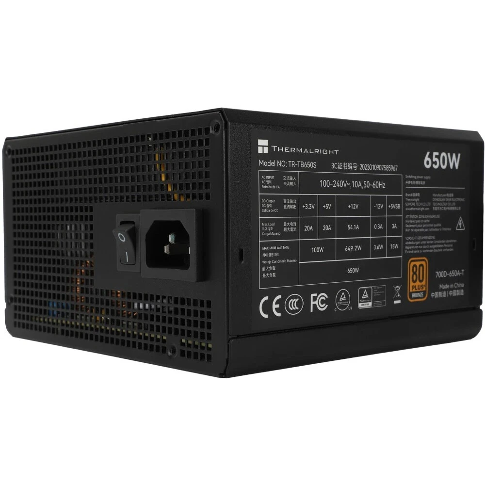Блок питания Thermalright TR-TB650S 650 Вт