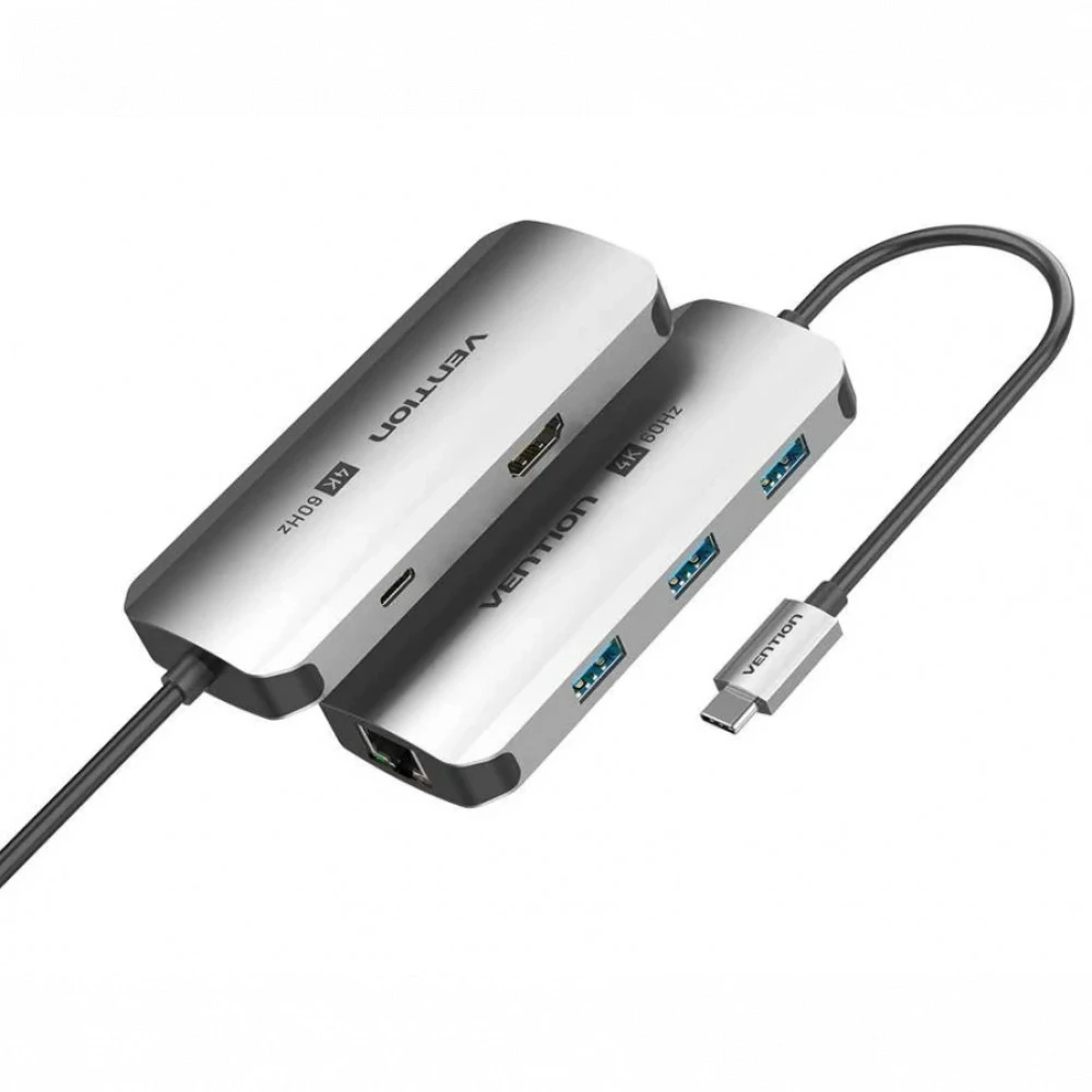 Док-станция Vention 6-in-1 USB-C Docking Station TQHHB