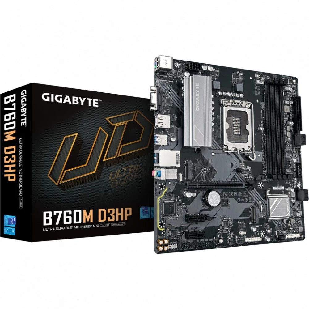 Материнская плата Gigabyte B760M D3HP Micro-ATX, LGA 1700