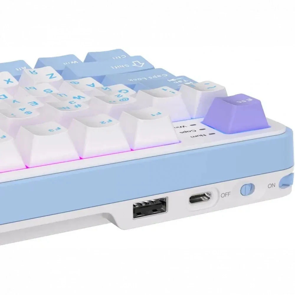Клавиатура Royal Kludge RK-S98 Taro Milk (Cream Switch) 6977576550632 Беспроводная, Bluetooth