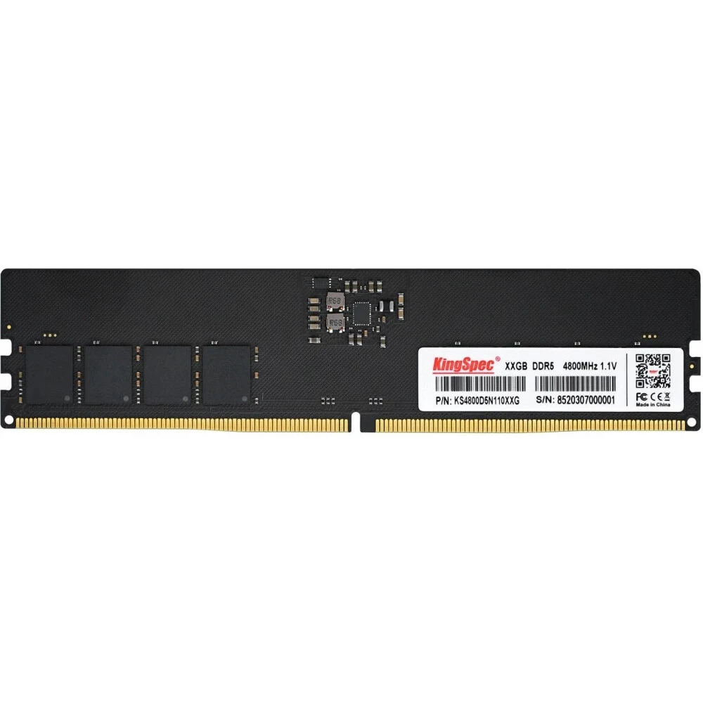 ОЗУ KingSpec DDR5 8GB 4800MHz KS4800D5N11008G DIMM, DDR5, 8 Гб, 4800 МГц