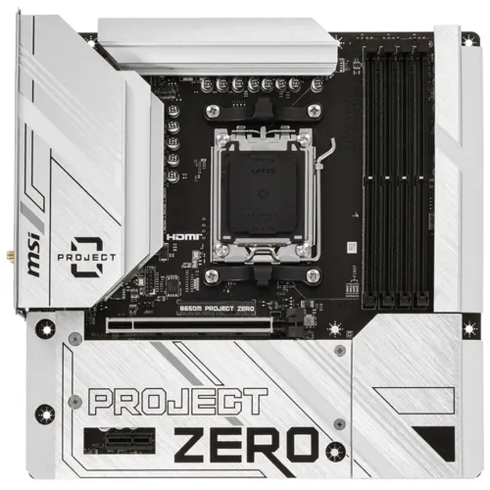 Материнская плата MSI B650M PROJECT ZERO Micro-ATX, AMD AM5