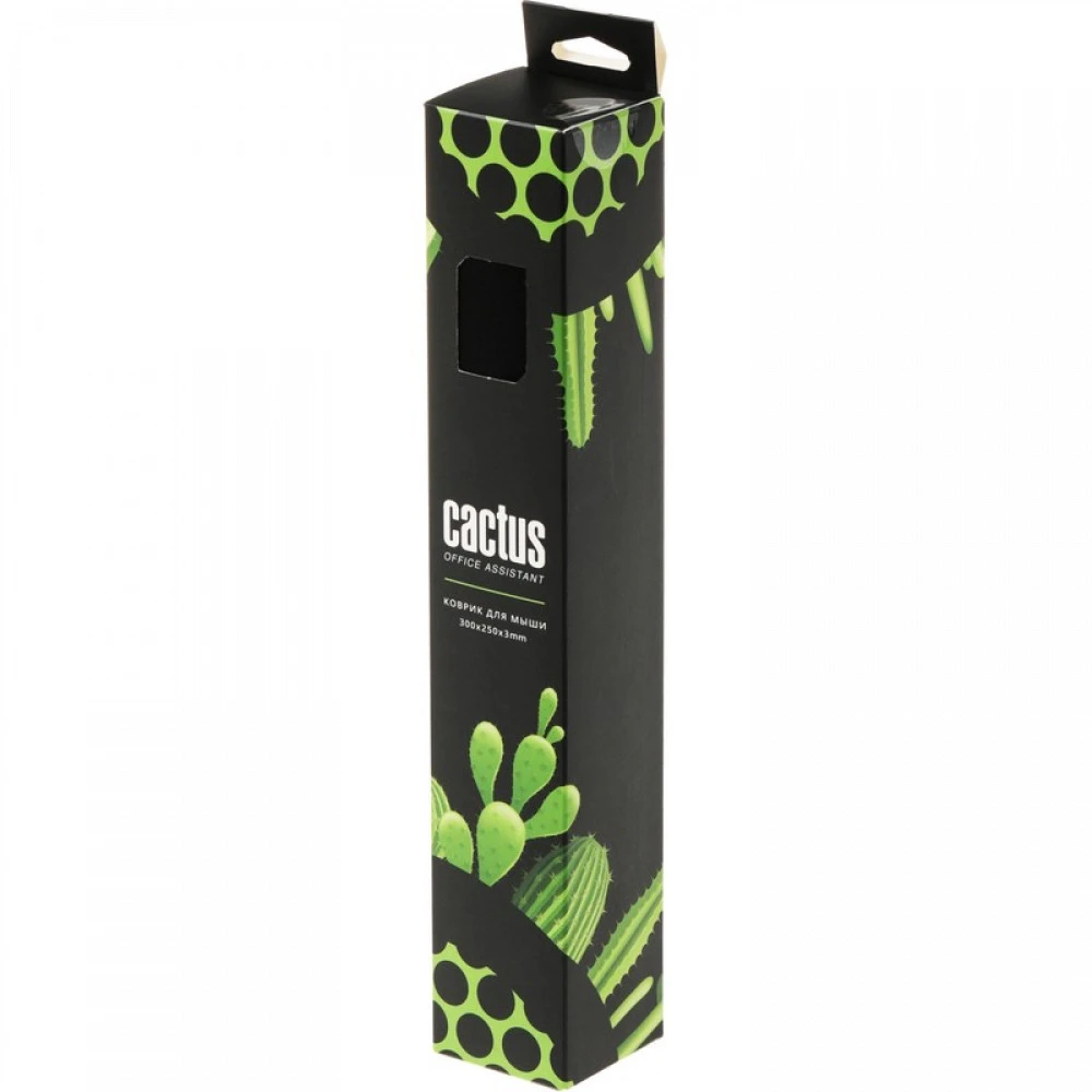 Коврик для мышки Cactus Black 300x250x3мм CS-MPC-D01M