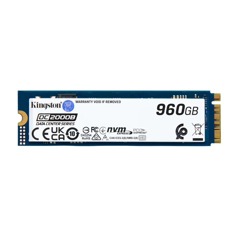 Жесткий диск Kingston DC2000B SEDC2000BM8/960G SSD (твердотельные), 960 ГБ, M.2, PCIe