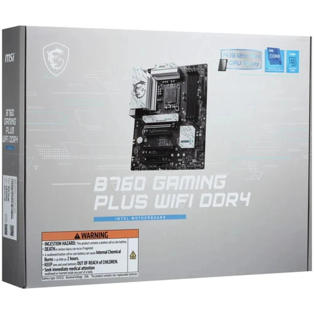 Материнская плата MSI B760 GAMING PLUS WIFI DDR4 ATX, LGA 1700