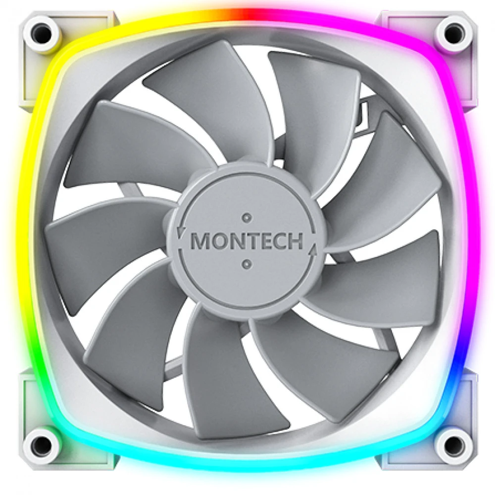 Система охлаждения Montech RX120 Reverse ARGB RX120 PWM WHITE Для системного блока