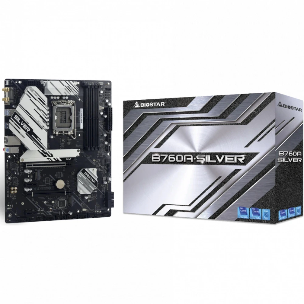 Материнская плата BIOSTAR B760A-SILVER ATX, LGA 1700