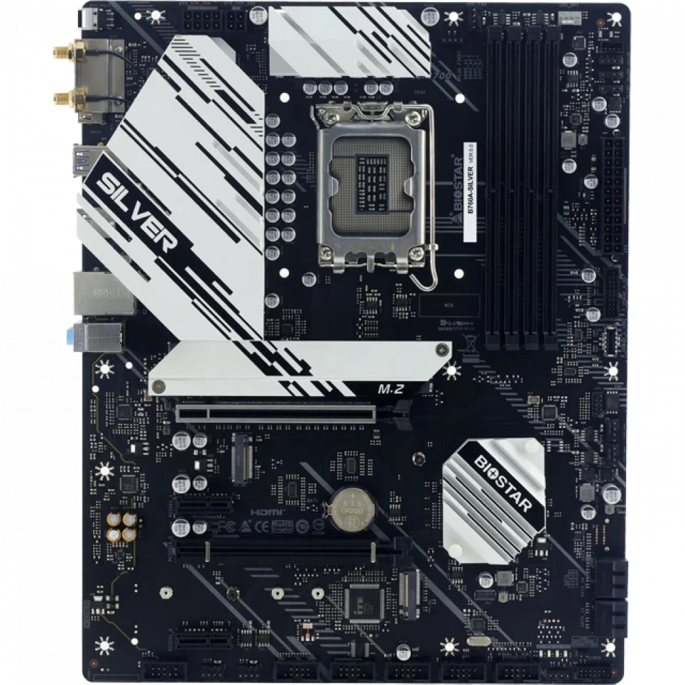 Материнская плата BIOSTAR B760A-SILVER ATX, LGA 1700
