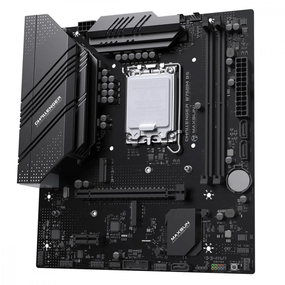 Материнская плата Maxsun Challenger B760M D5 WIFI 6940709660386 Micro-ATX, LGA 1700