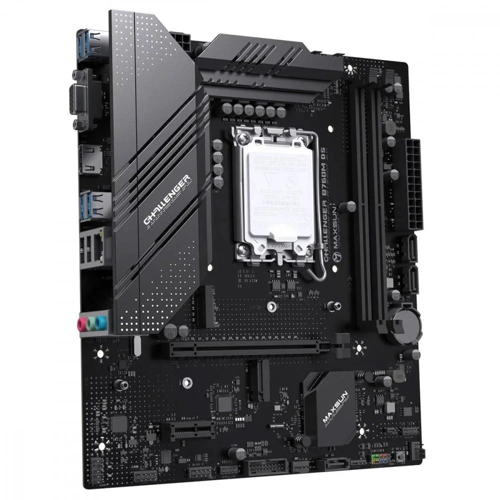 Материнская плата Maxsun Challenger B760M D5 WIFI 6940709660386 Micro-ATX, LGA 1700