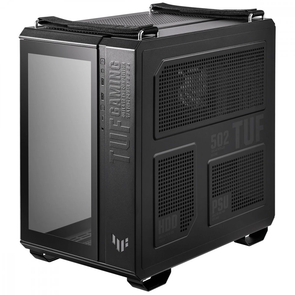 Корпус Asus TUF GAMING GT502 PLUS TG ARGB BLACK / GT502 PLUS/BLK/TG 90DC0090-B19010 Mid-Tower