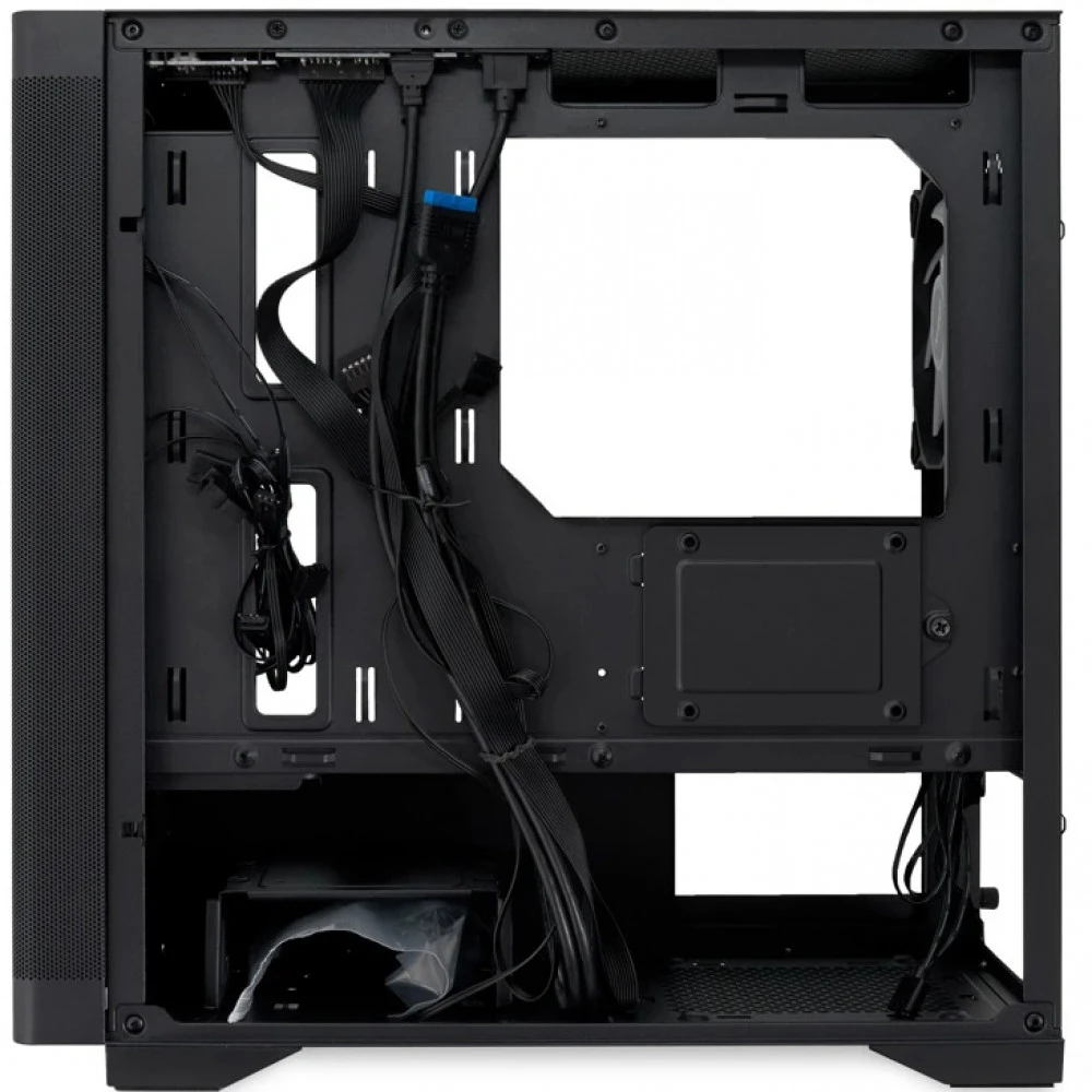 Корпус HSPD M320-TGBK-ARGB Black Mini-Tower