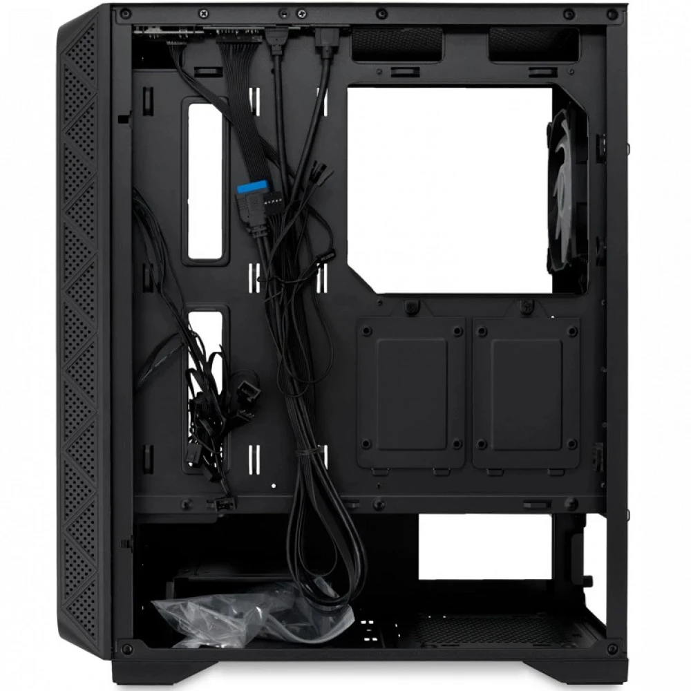 Корпус HSPD M521-TGBK-ARGB Mid-Tower