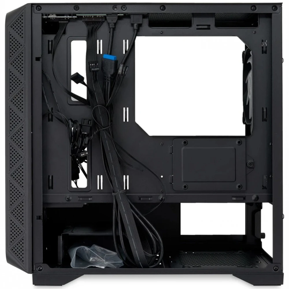 Корпус HSPD M321-TGBK-ARGB Mini-Tower
