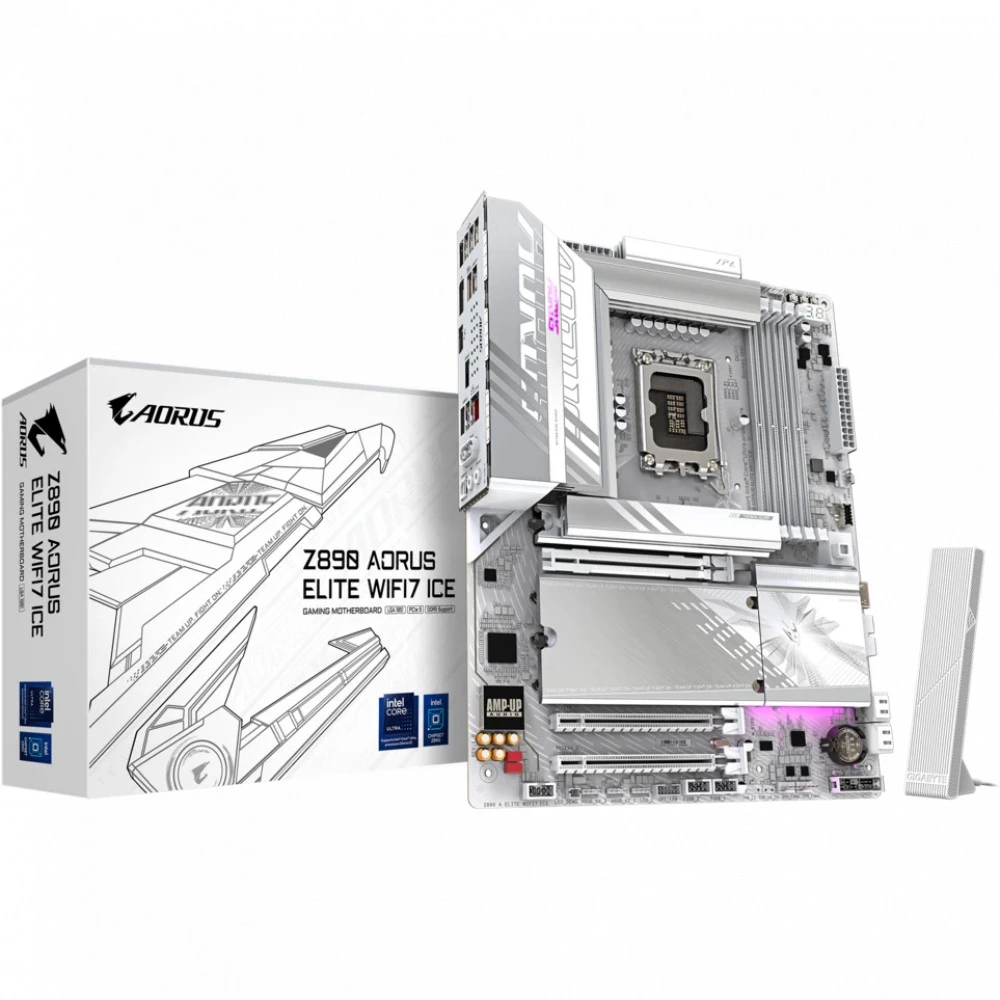 Материнская плата Gigabyte Z890M AORUS ELITE WIFI7 ICE ATX, LGA 1851