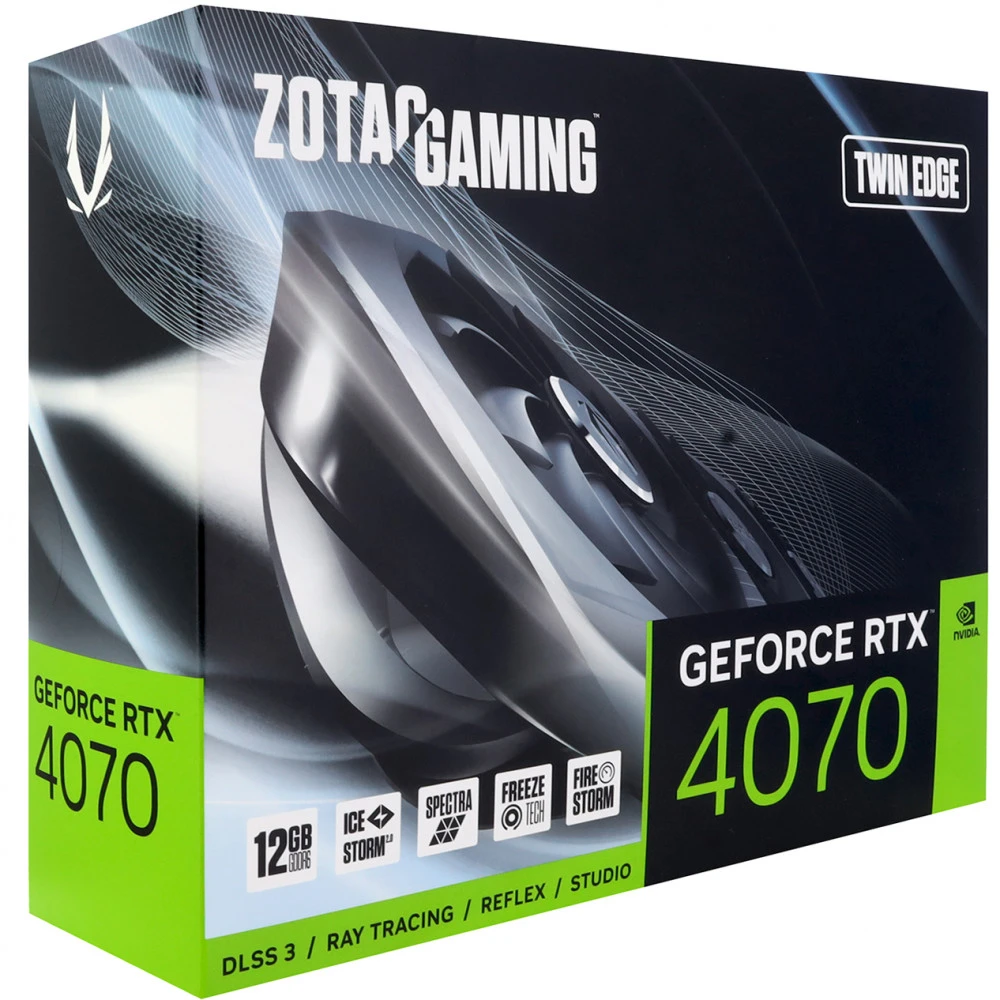 Видеокарта Zotac GAMING RTX 4070 TWIN EDGE ZT-D40740E-10M 12 ГБ