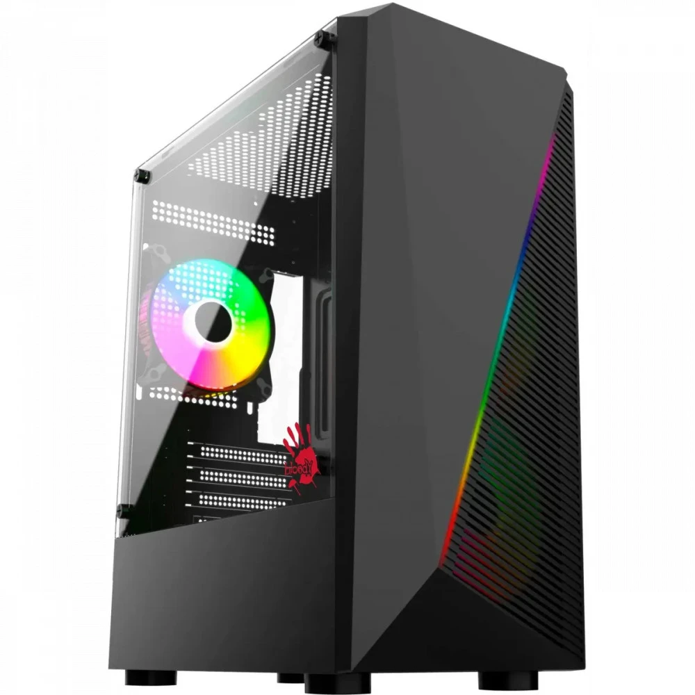 Корпус Bloody BD-CC102F Black BD-CC102F-BK Mid-Tower