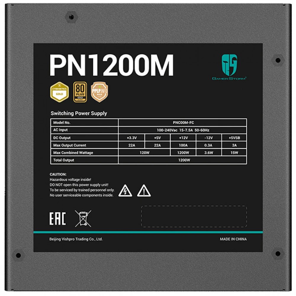 Блок питания GamerStorm PN1200M R-PNC00M-FC0B-WGEU 1200 Вт