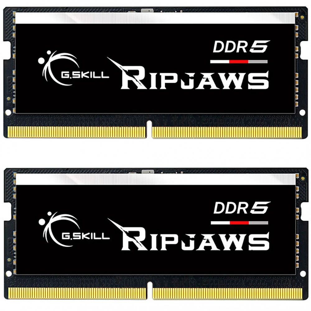 ОЗУ G.Skill RipJaws F5-5200S3838A16GX2-RS SO-DIMM, DDR5, 32 Гб (2 х 16 Гб), 5200 МГц