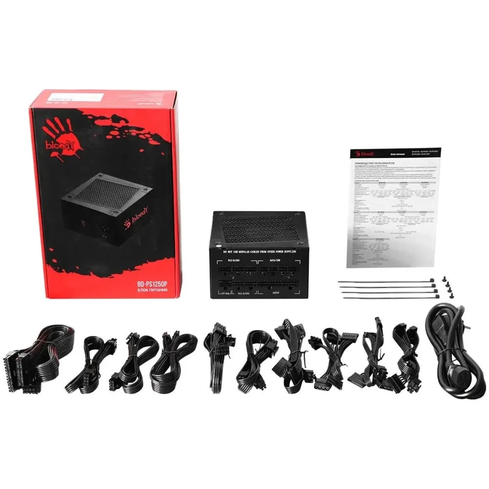 Блок питания Bloody BD-PS1250P BD-PS1250P-M 1250 Вт