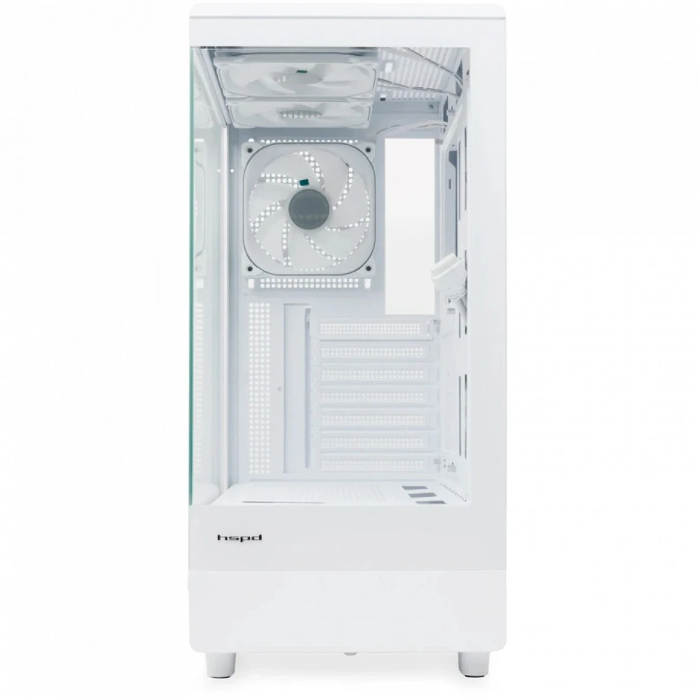 Корпус HSPD F510-TGWH-ARGB White Mid-Tower