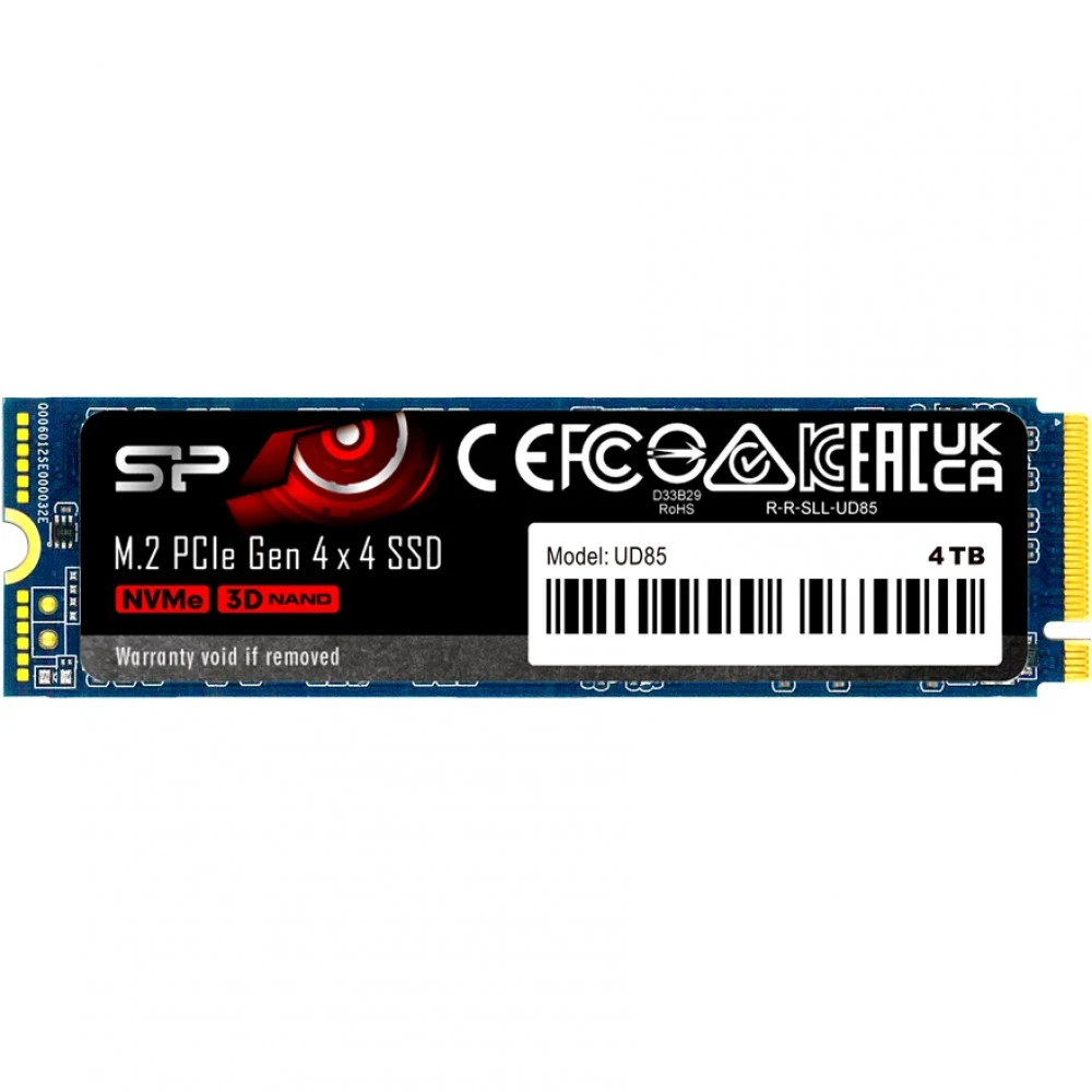 Жесткий диск Silicon Power UD85 SP04KGBP44UD8505 SSD (твердотельные), 4 ТБ, M.2, PCIe