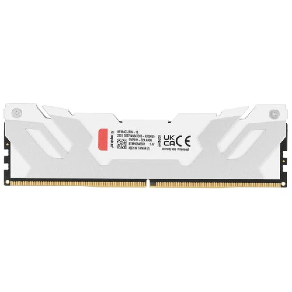 ОЗУ Kingston Fury Renegade White KF564C32RW-16 DIMM, DDR5, 16 Гб, 6400 МГц