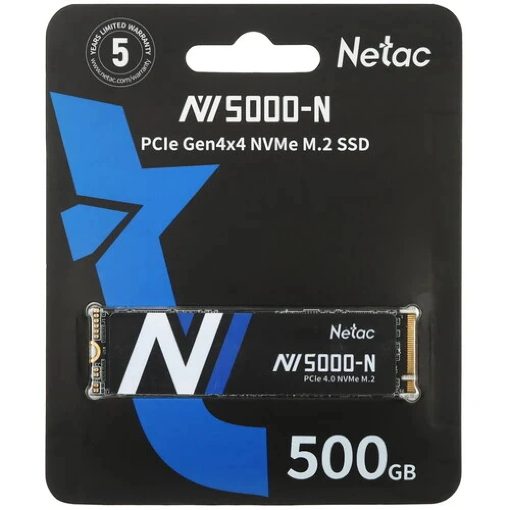 Жесткий диск Netac NV5000-N SSD (твердотельные), 500 ГБ, M.2, PCIe