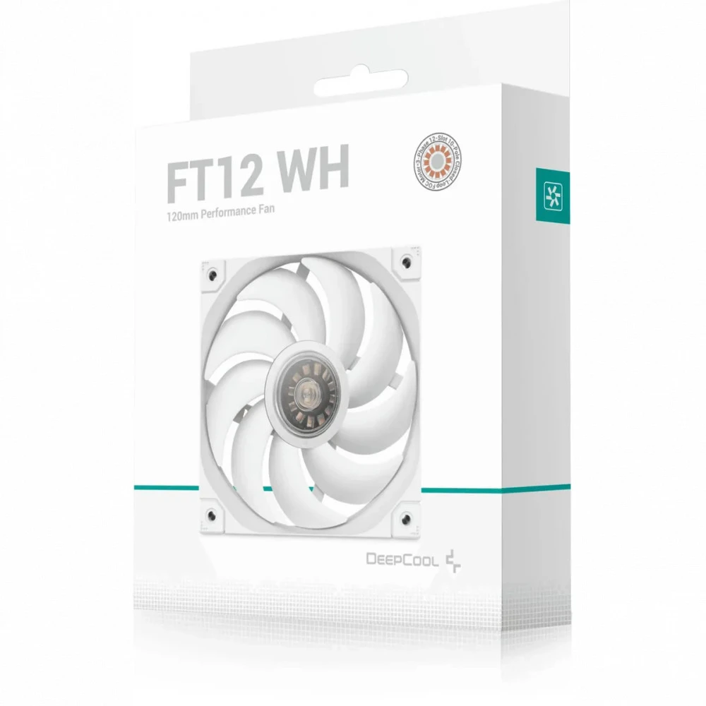 Система охлаждения Deepcool FT12 120х120x25 белый R-FT12-WHWPN1-G Для системного блока