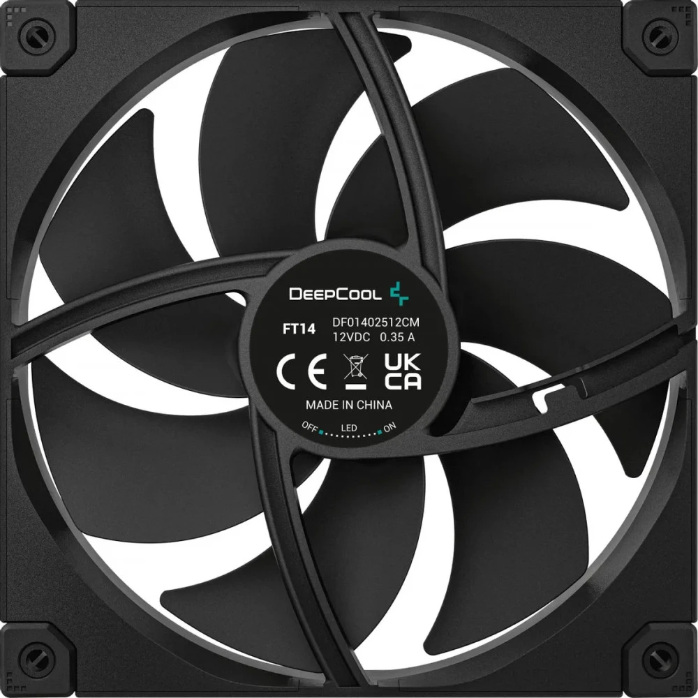 Система охлаждения Deepcool FT14 140х140x25 черный R-FT14-BKWPN1-G Для системного блока